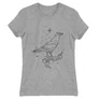 Sportszürke Harry Potter női rövid ujjú póló - Ravenclaw Constellation