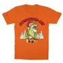 Narancs Santasaurus Rex gyerek rövid ujjú póló
