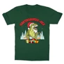 Sötétzöld Santasaurus Rex gyerek rövid ujjú póló