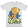 Fehér A galaxis őrzői gyerek rövid ujjú póló - Dancing Groot