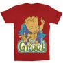 Piros A galaxis őrzői gyerek rövid ujjú póló - Dancing Groot