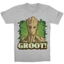 Sportszürke A galaxis őrzői gyerek rövid ujjú póló - Groot Face