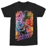 Kép 3/7 - Fekete A galaxis őrzői férfi rövid ujjú póló - Guardians team colors