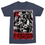 Sötétkék A galaxis őrzői férfi rövid ujjú póló - Guardians Team Grunge