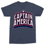 Kép 9/12 - Sötétkék Amerika Kapitány férfi rövid ujjú póló - Retro Logo