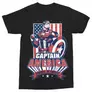 Kép 1/6 - Fekete Marvel Amerika Kapitány férfi rövid ujjú póló - Sentiel of liberty