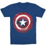 Kép 4/7 - Királykék Marvel Amerika Kapitány gyerek rövid ujjú póló - Painted shield
