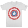 Kép 3/7 - Fehér Marvel Amerika Kapitány gyerek rövid ujjú póló - Text Shield