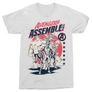 Kép 3/7 - Fehér Bosszúállók férfi rövid ujjú póló - Avengers Assemble