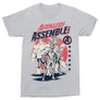 Kép 7/7 - Sportszürke Bosszúállók férfi rövid ujjú póló - Avengers Assemble