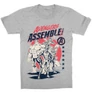 Sportszürke Bosszúállók gyerek rövid ujjú póló - Avengers Assemble