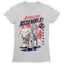 Sportszürke Bosszúállók női rövid ujjú póló - Avengers Assemble
