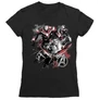 Fekete Bosszúállók női rövid ujjú póló - Avengers Team Grunge