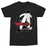 Fekete Marvel Bosszúállók férfi rövid ujjú póló - Avengers Grunge Logo