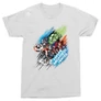 Fehér Marvel Bosszúállók férfi rövid ujjú póló - Earth's Mightiest Heroes