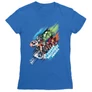 Királykék Marvel Bosszúállók női rövid ujjú póló - Earth's Mightiest Heroes