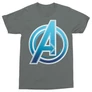 Sötétszürke Bosszúállók - Avengers - Férfi rövid ujjú póló