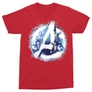 Kép 4/7 - Piros Bosszúállók - Avengers férfi rövid ujjú póló