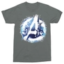 Kép 6/7 - Sötétszürke Bosszúállók - Avengers férfi rövid ujjú póló