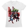 Fehér Bosszúállók - Avengers női rövid ujjú póló - Szuperhősök