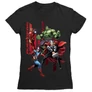 Fekete Bosszúállók - Avengers női rövid ujjú póló - Szuperhősök