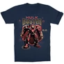 Sötétkék Bosszúállók gyerek rövid ujjú póló - Hulk Buster