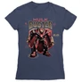 Sötétkék Bosszúállók női rövid ujjú póló - Hulk Buster