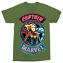 Oliva Marvel Kapitány férfi rövid ujjú póló