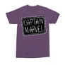 Padlizsán Marvel Kapitány férfi rövid ujjú póló