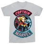 Sportszükre Marvel Kapitány férfi rövid ujjú póló