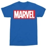 Kép 5/16 - Királykék Marvel logó férfi rövid ujjú póló