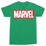 Kép 15/16 - Zöld Marvel logó férfi rövid ujjú póló