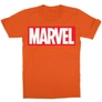 Kép 5/15 - Narancs Marvel logó gyerek rövid ujjú póló