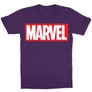Kép 10/15 - Sötétlila Marvel logó gyerek rövid ujjú póló