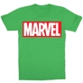 Kép 14/15 - Zöld Marvel logó gyerek rövid ujjú póló
