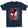 Sötétkék Pókember gyerek rövid ujjú póló - Spider-Man vs Venom