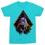 Atollkék Marvel Thanos férfi rövid ujjú póló - Thanos Univerzum