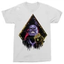 Fehér Marvel Thanos férfi rövid ujjú póló - Thanos Univerzum