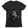 Fekete Marvel Thanos női rövid ujjú póló - Thanos Univerzum
