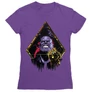 Sötétlila Marvel Thanos női rövid ujjú póló - Thanos Univerzum