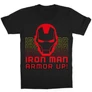 Fekete Bosszúállók Vasember gyerek rövid ujjú póló - Armor Up