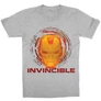 Sportszürke Bosszúállók Vasember gyerek rövid ujjú póló - Invincible
