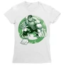 Fehér Bosszúállók női rövid ujjú póló - Hulk Avengers Logo
