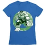 Királykék Bosszúállók női rövid ujjú póló - Hulk Avengers Logo
