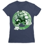 Kép 6/6 - Sötétkék Bosszúállók női rövid ujjú póló - Hulk Avengers Logo