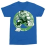 Királykék Bosszúállók férfi rövid ujjú póló - Hulk Avengers Logo