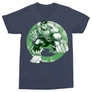 Kép 5/7 - Sötétkék Bosszúállók férfi rövid ujjú póló - Hulk Avengers Logo
