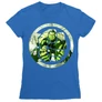 Királykék Bosszúállók női rövid ujjú póló - Hulk Comics Logo