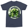 Kép 5/7 - Sötétkék Bosszúállók férfi rövid ujjú póló - Hulk Comics Logo