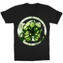 Fekete Bosszúállók gyerek rövid ujjú póló - Hulk Comics Logo